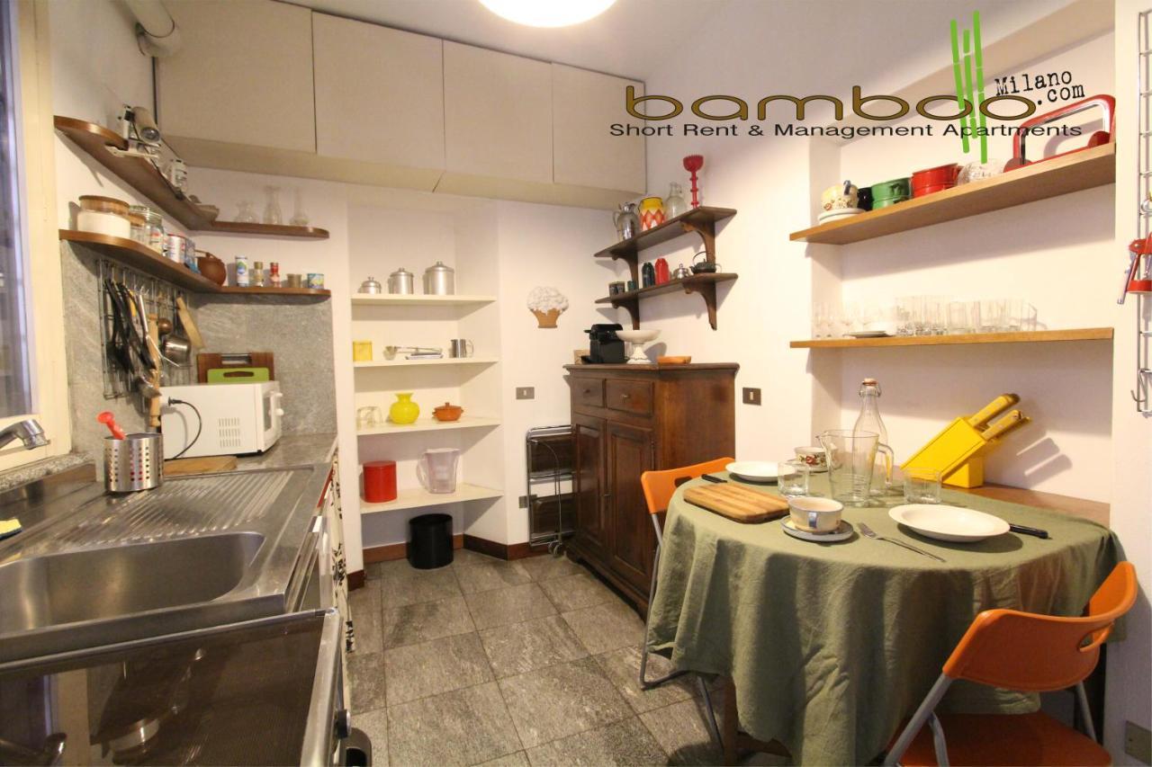 Ferienwohnung Bamboo Milano Brera Exterior foto